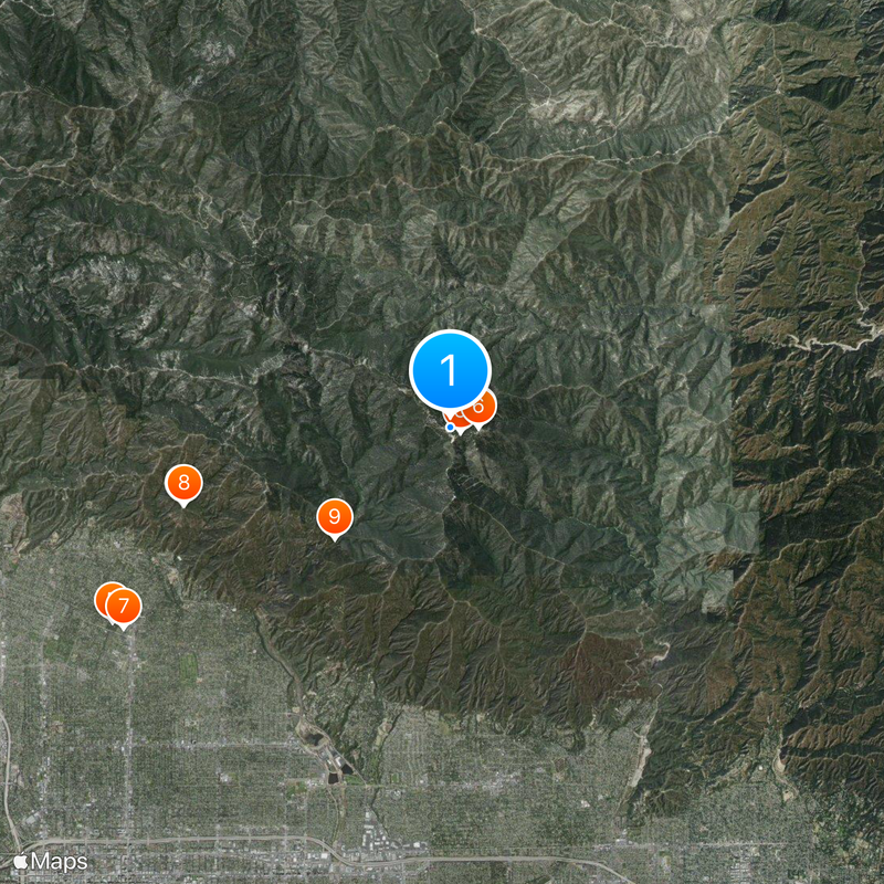 KCOP-TV Map