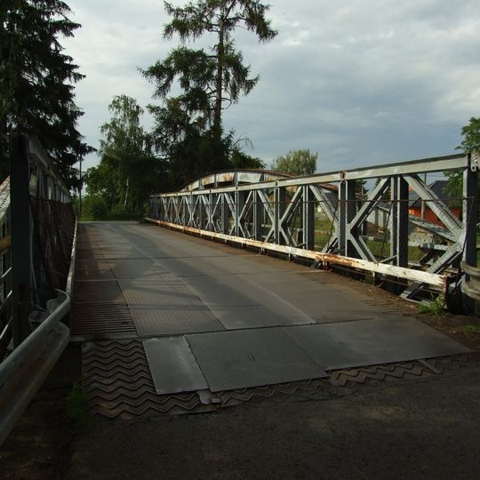 Old bridge of road III/24635 over the canal in Lužec nad Vltavou