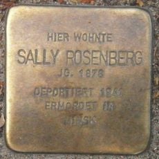 Stolperstein en memoria de Sally Rosenberg