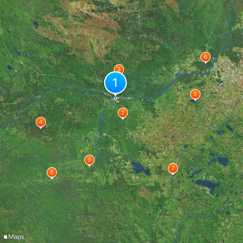 Whitecourt Map