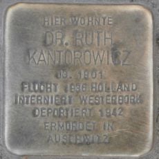 Stolperstein en memoria de Ruth Kantorowicz