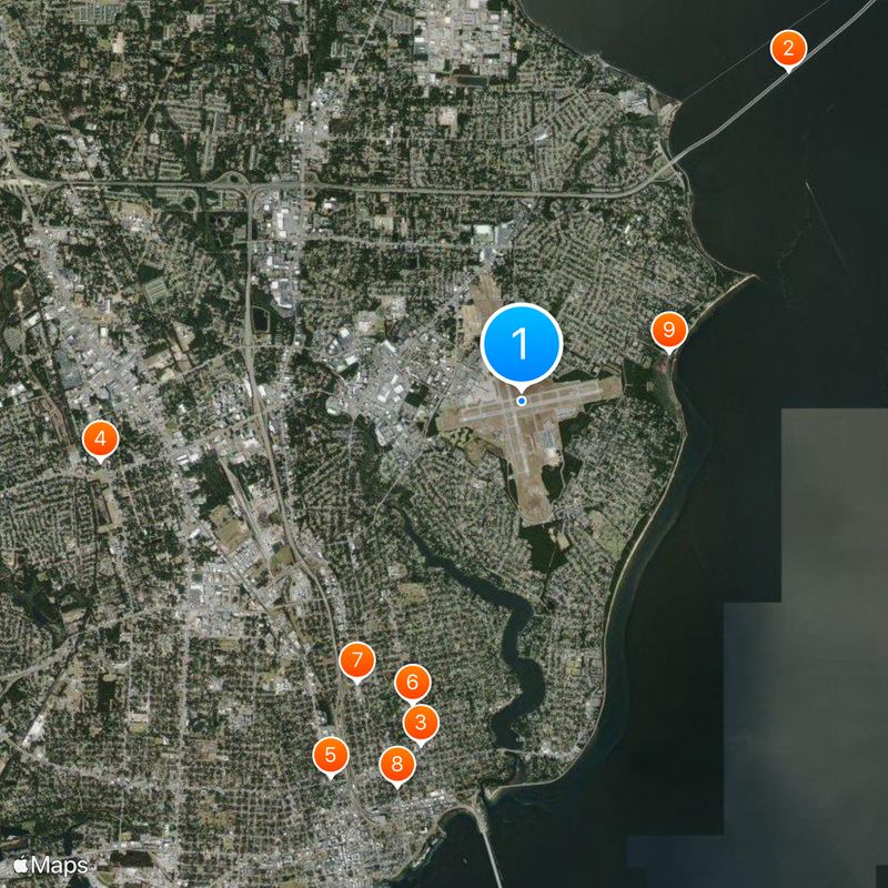 Pensacola International Airport Map