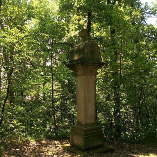 Boží muka na křížové cestě Rokycany - 9. zastavení