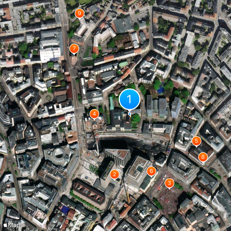 Swedish Margareta Church Map