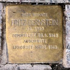 Stolperstein dedicated to Fritz Bernstein