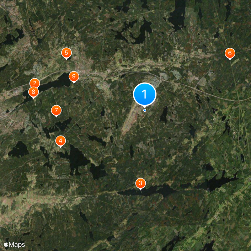 Gothenburg-Landvetter Airport Map