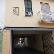 Ceramic panel of Saint Roch