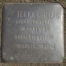 Stolperstein en memoria de Terka Csillag