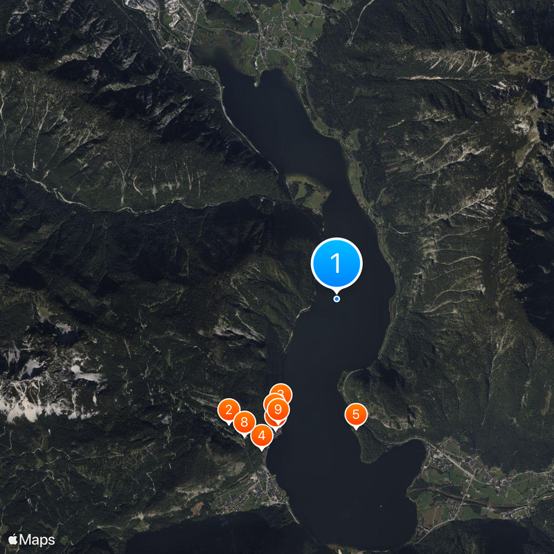 Hallstätter See Map