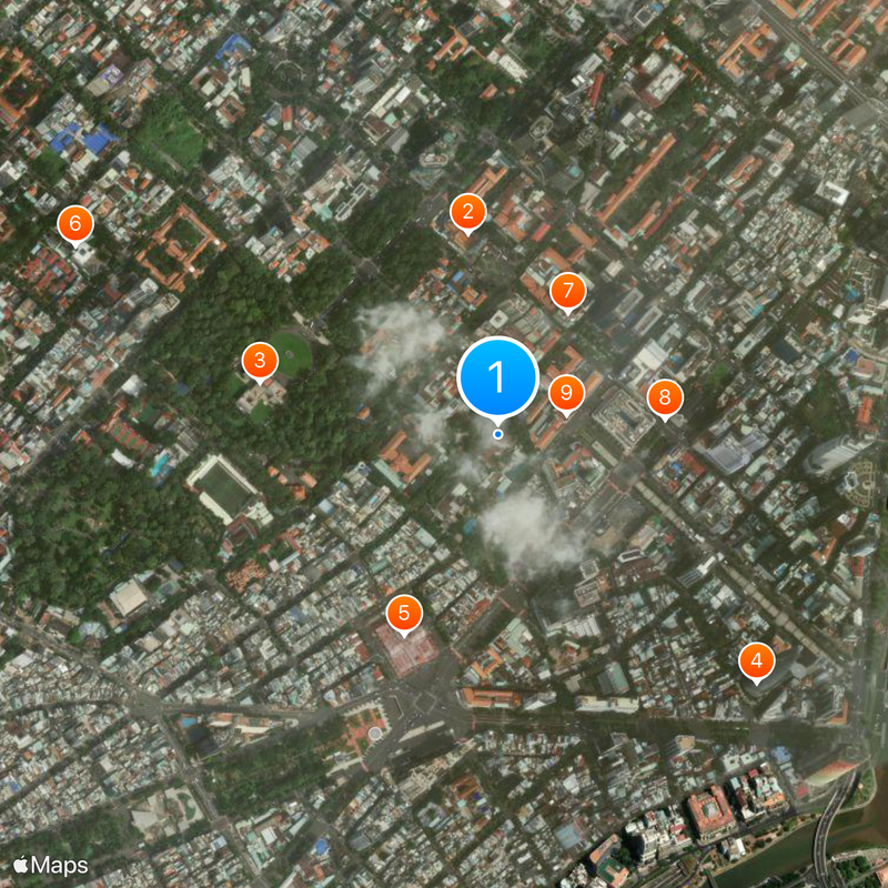 Museum of Ho Chi Minh City Mapa