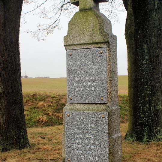 Gedenkstein für die Opfer im Ersten und Zweiten Weltkrieg