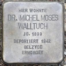 Stolperstein em memória de Michael Moses Walltuch