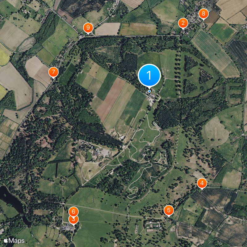 Woburn Safari Park Mappa