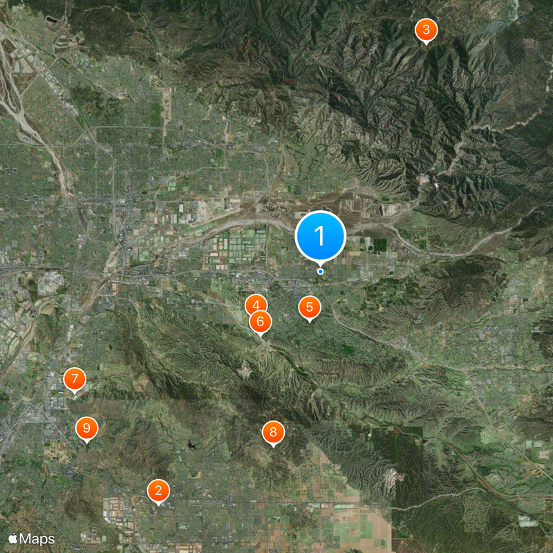 University of Redlands Map