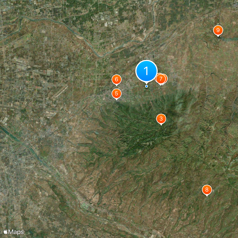 Mausoleum of the First Qin Emperor Map
