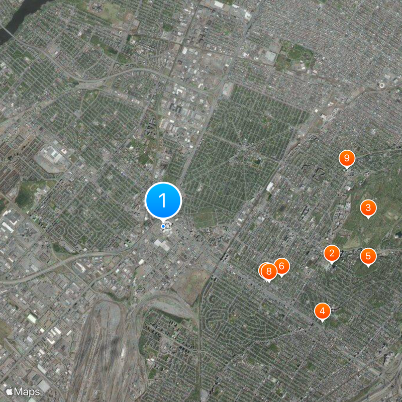 Area Codes 514 and 438 Mapa