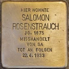 Stolperstein dedicated to Salomon Rosenstrauch