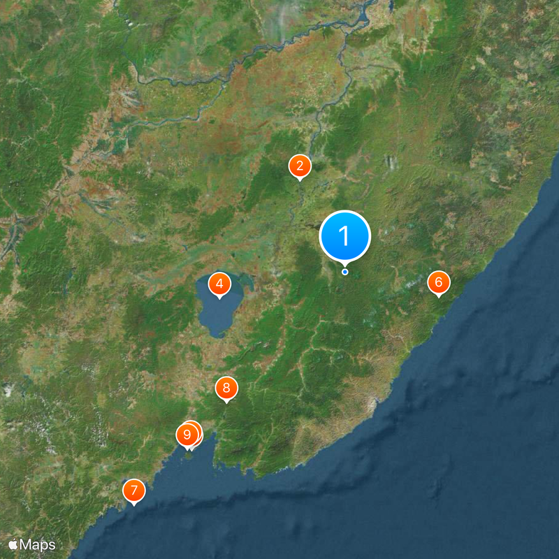 Krai do Litoral Mapa