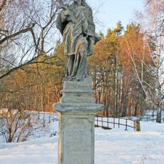 Socha svatého Jana Nepomuckého u mlýnů v Lázních Bohdaneč