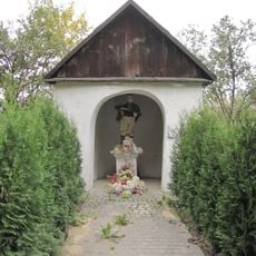 Saint John of Nepomuk wayside shrine in Kazimierz Dolny