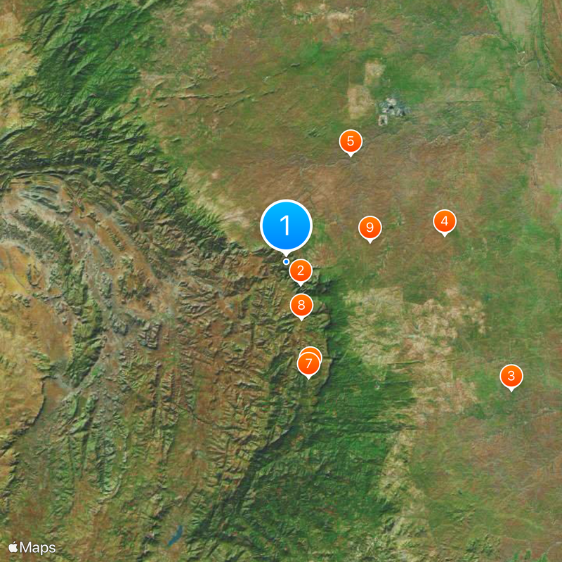 Blyde River Canyon Nature Reserve Mapa