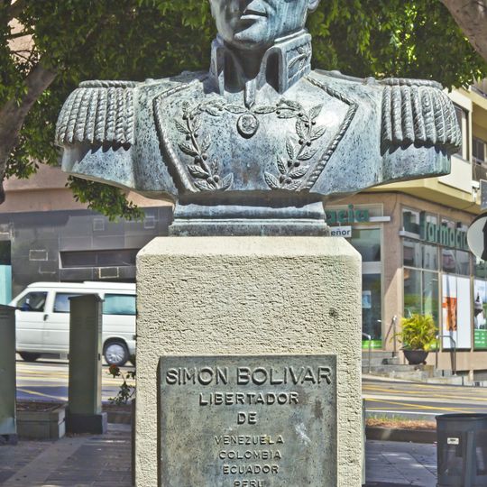Bust of Simón Bolívar, Santa Cruz de Tenerife