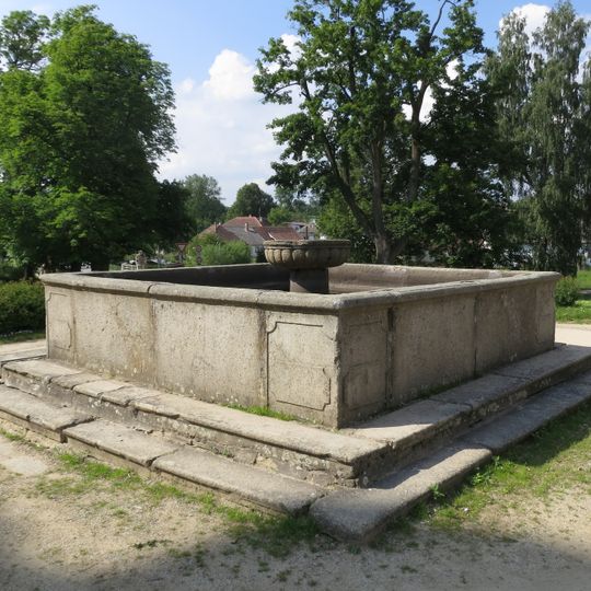Fountain at Budkov Castle