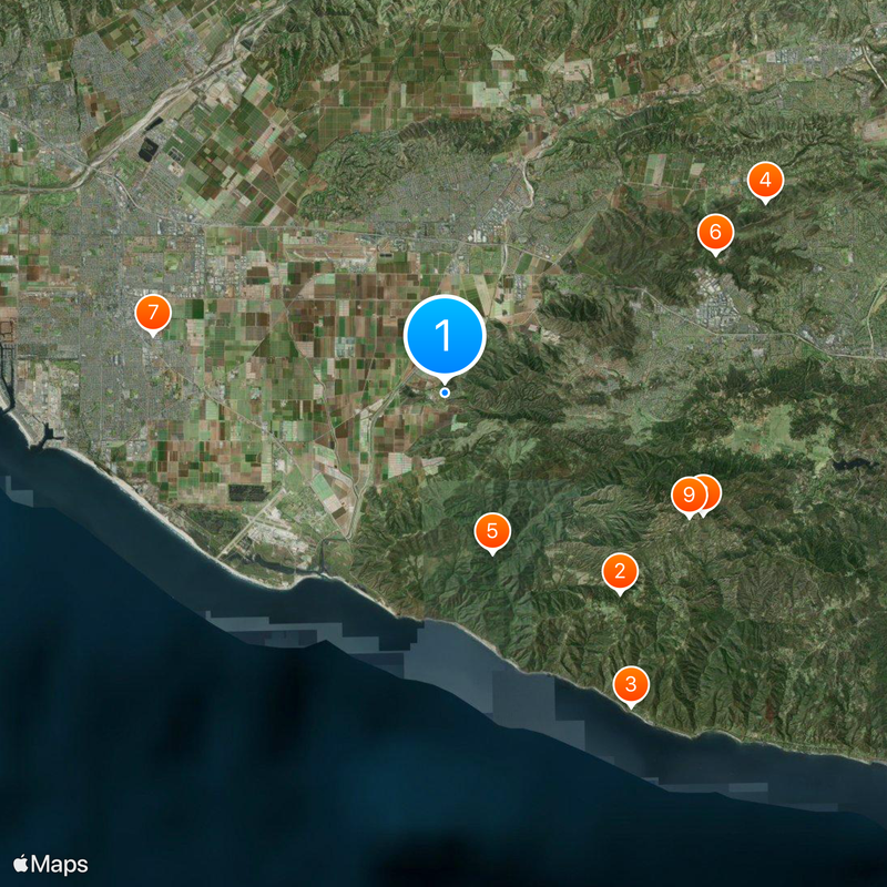 Camarillo State Mental Hospital Map
