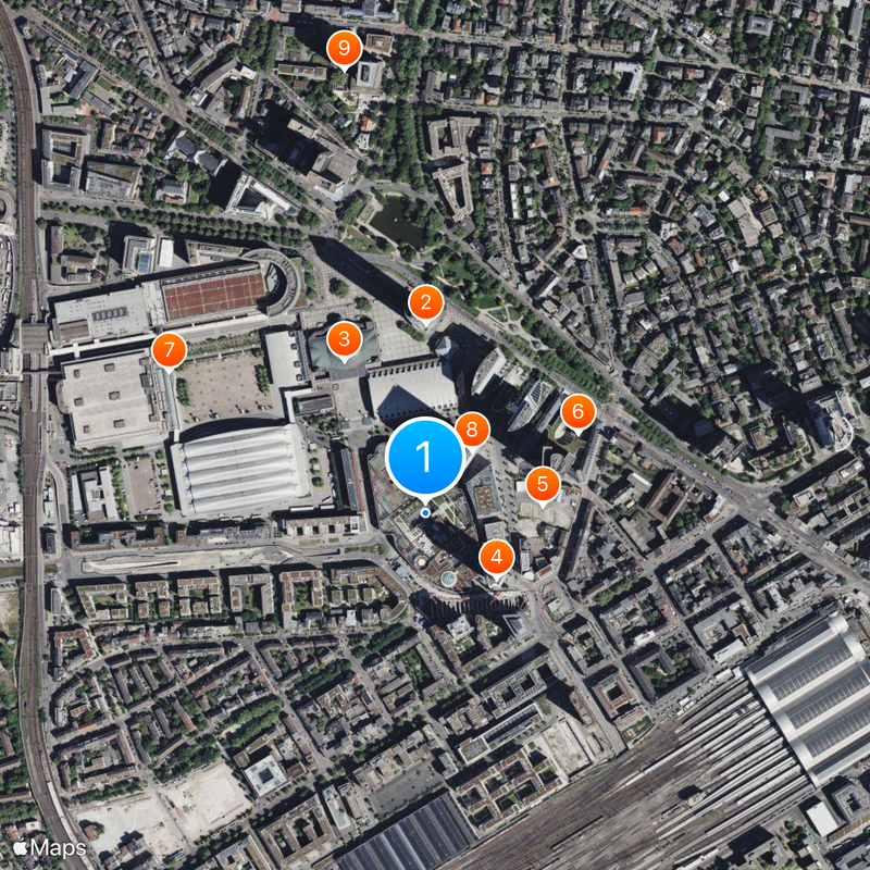 Skyline Plaza Map