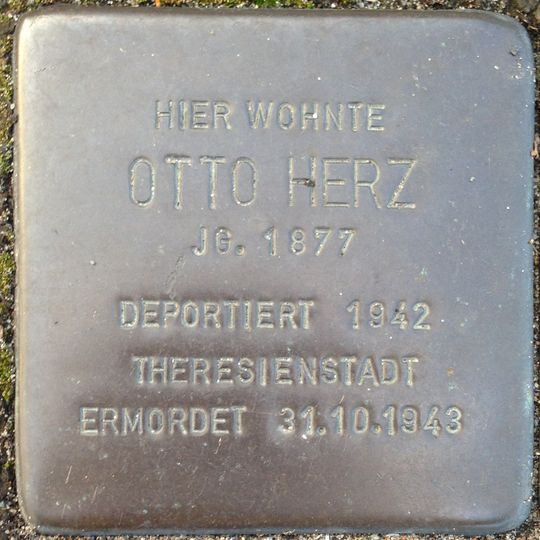 Stolperstein für Otto Herz