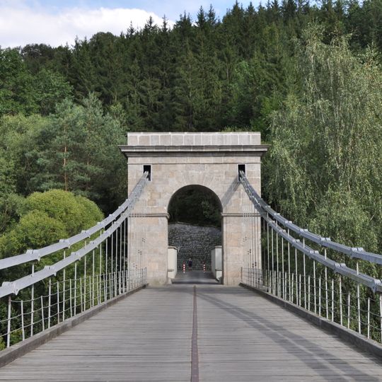 Stádlec Suspension Bridge