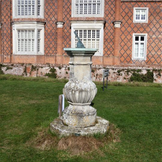 Sundial, 30 Metres South West Of West Elevation Of Helmingham Hall
