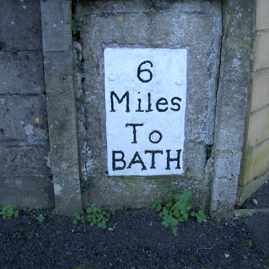 Milestone On South Side Set In Garden Wall Of Lyndale
