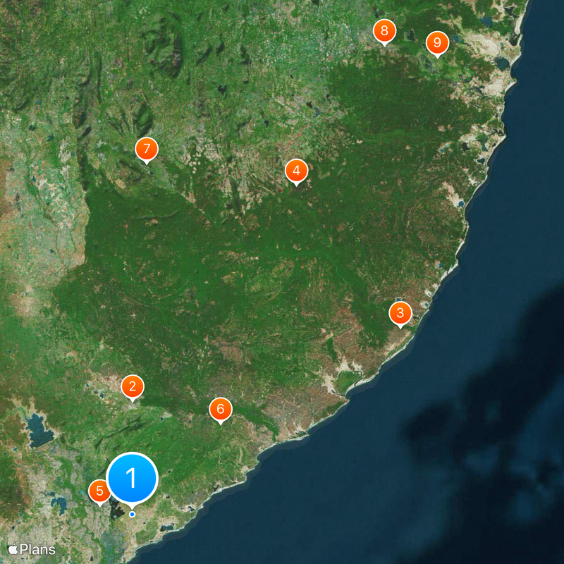 Yala National Park Mapa