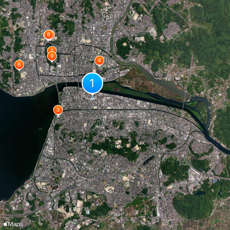 Matsue Station Map