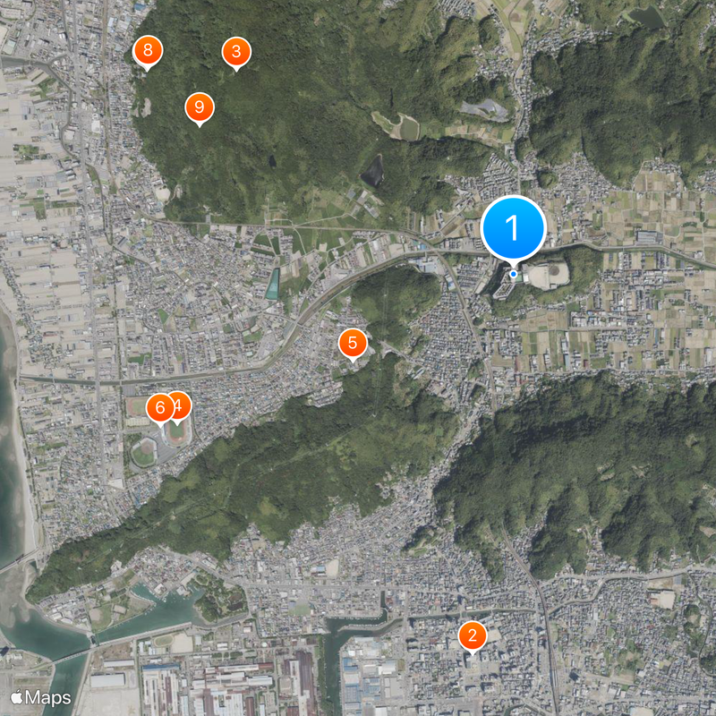 Chiben Gakuen Wakayama Elementary, Junior High, and High School Map