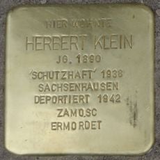 Stolperstein à la mémoire de Herbert Klein